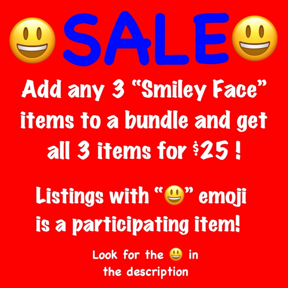 Smiley 😃 Bundle Sale